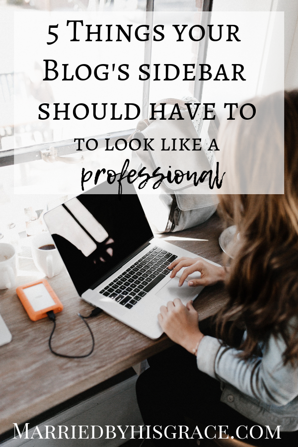 5 Things your Blog's sidebar should have to look like a professional