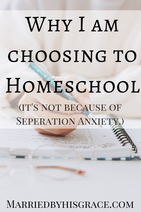 Why I am choosing to Homeschool
